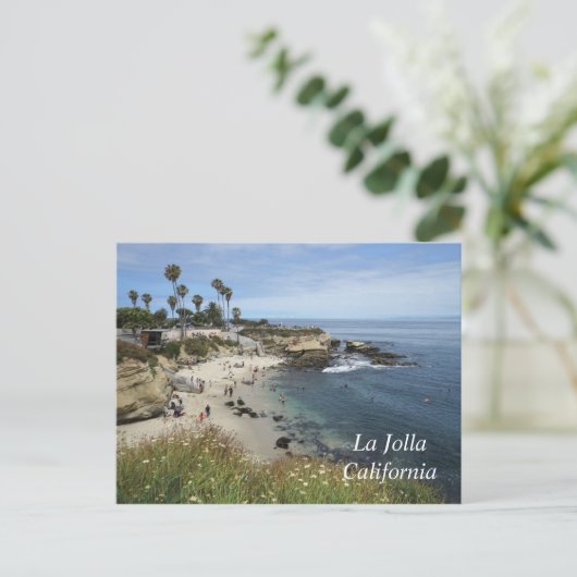 La Jolla Cove in Californië Briefkaart (Staand voorkant)