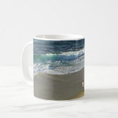 La Jolla Cove Ocean Beach Sand Waves Koffiemok (Voorkant links)