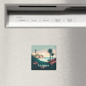 La Jolla Cove San Diego California Retro Magneet (Insitu (Vaatwasser))
