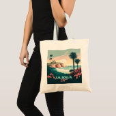La Jolla Cove San Diego California Retro Tote Bag (Voorkant (product))
