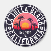 La Jolla Cove San Diego California Souvenirs Magneet (Voorkant)