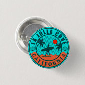 La Jolla Cove San Diego California Souvenirs Ronde Button 3,2 Cm (Voorkant /achterkant)