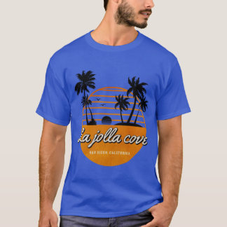 La Jolla Cove San Diego Californië Vintage Zomer T-shirt