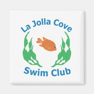 La Jolla Cove Zwemclub Logo magneet