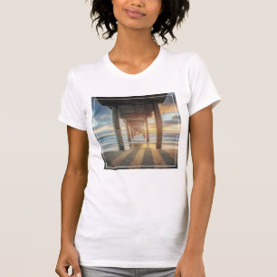 La Jolla, de piriem van de critici op zonsondergan T-shirt