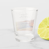 La Jolla foto bruiloft gunst gejuich geschoten gla Shot Glas (Achterkant)