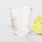 La Jolla foto bruiloft gunst gejuich geschoten gla Shot Glas (Rechts)