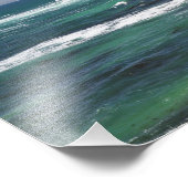 La Jolla kustlijn Foto Afdruk (Hoek)