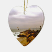 La Jolla Life Keramisch Ornament (Links)