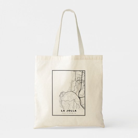 La Jolla Map Tote Bag (Achterkant)