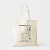 La Jolla Map Tote Bag (Voorkant)