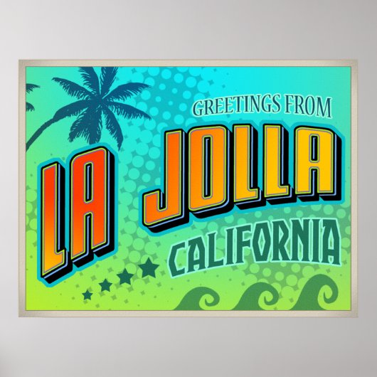 LA JOLLA POSTER (Voorkant)