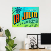 LA JOLLA POSTER (Thuiskantoor)