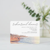 La Jolla repetitie diner bruiloft behuizing Kaart (Staand voorkant)