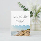 La Jolla Save the Date Briefkaart Torrey Pines (Staand voorkant)