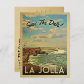 La Jolla Save the Date Briefkaarten (Voorkant / Achterkant)