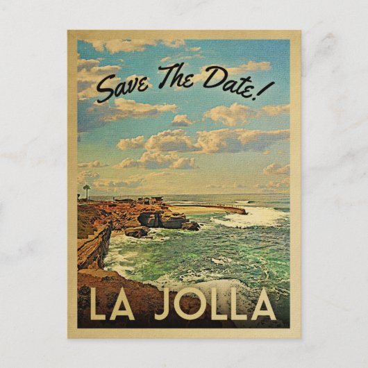 La Jolla Save the Date Briefkaarten (Voorkant)