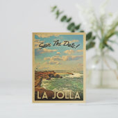 La Jolla Save the Date Briefkaarten (Staand voorkant)