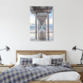 La Jolla, Scripps Pier Canvas Afdruk (Insitu (Slaapkamer))
