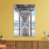 La Jolla, Scripps Pier Canvas Afdruk (Insitu (Woonkamer))