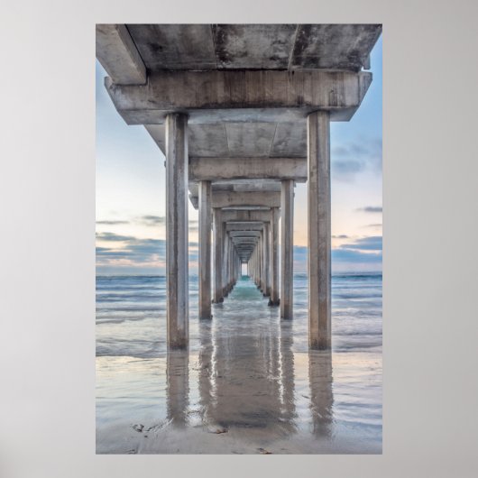 La Jolla, Scripps Pier Poster (Voorkant)