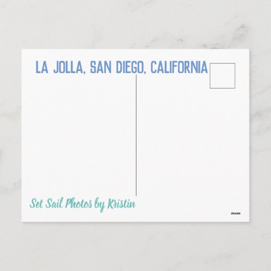 La Jolla Seals Feestdagenkaart (Achterkant)