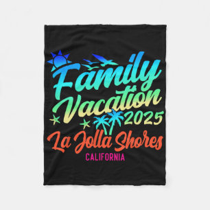 La Jolla Shores Beach Californië Familie Vakantie  Fleece Deken
