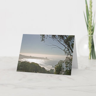 La Jolla Shores vanaf Scripps wenskaart Kaart