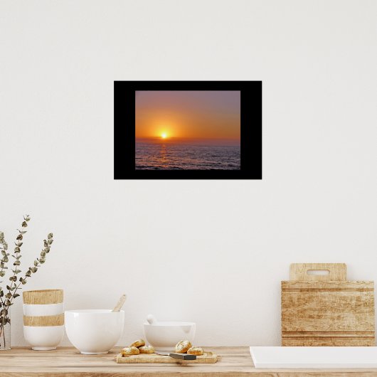 LA JOLLA SUNSET POSTER (Keuken)