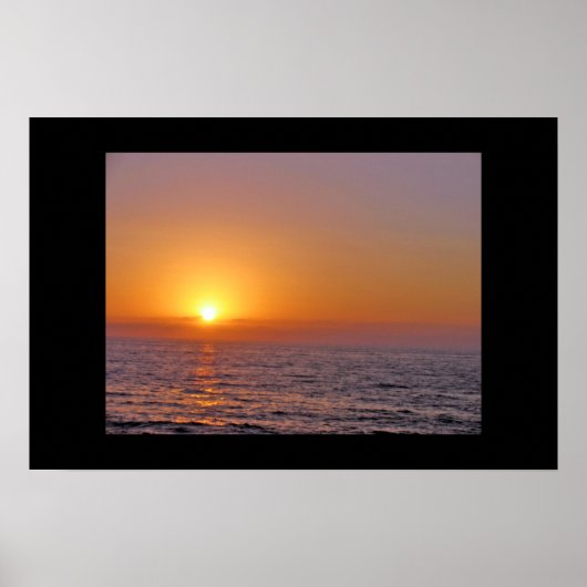 LA JOLLA SUNSET POSTER (Voorkant)