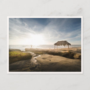 La Jolla Sunset San Diego Windnsea Beach Foto Briefkaart
