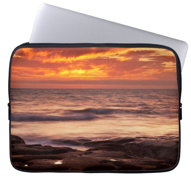 La Jolla Tide Pools Laptop Sleeve (Voorkant)