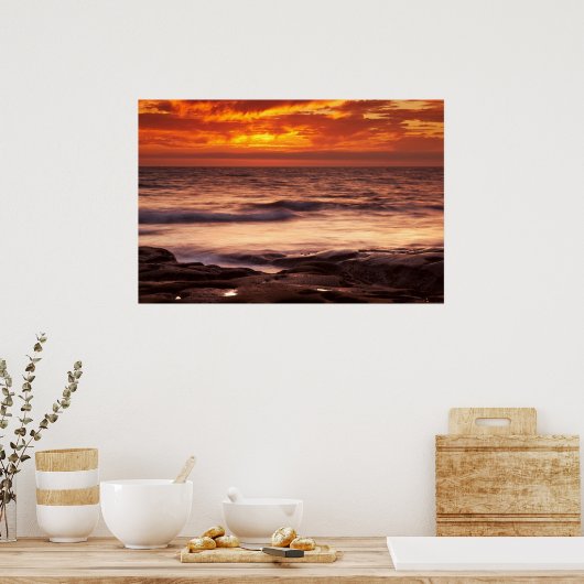 La Jolla Tide Pools Poster (Keuken)