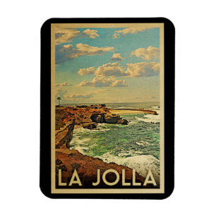 La Jolla Vintage Travel - Californische kust Magneet
