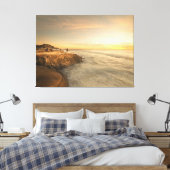La Jolla Windansea Sunset 54x40 Extra groot Canvas (Insitu (Slaapkamer))