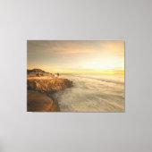 La Jolla Windansea Sunset 54x40 Extra groot Canvas (Voorkant)