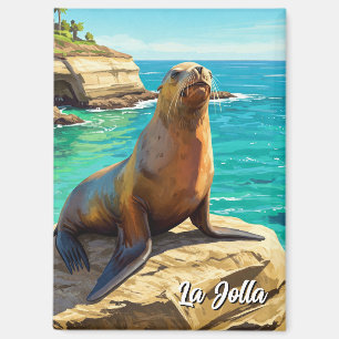 La Jolla Zee Lion Californië Reizen Magneet