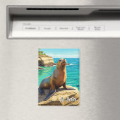 La Jolla Zee Lion Californië Reizen Magneet (Insitu (Vaatwasser))
