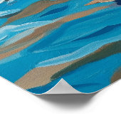 LA JOUSE DE WATER-POLO (De waterpolospeler) Poster (Hoek)