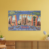 La Junta, Colorado - Large Letter Scenes 2 Canvas Afdruk (Insitu (Woonkamer))