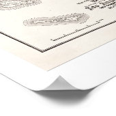 LA-kaart uit 1886 Poster (Hoek)