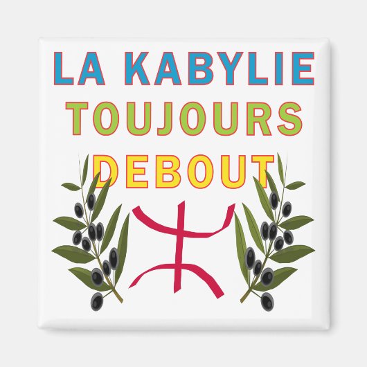 La kabylie toujours debout magneet (Voorkant)