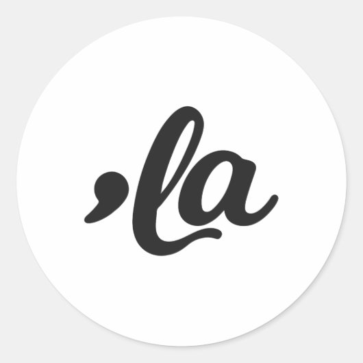 La - Kamala Harris 2024 Mevrouw President Stem Kam Ronde Sticker (Voorkant)