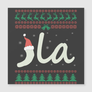 La Kamala Harris lelijke kersttrui verkiezing