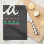 La Kamala Harris lelijke kersttrui verkiezing Theedoek (Quarter Fold)