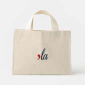 'la Kamala Harris. Mini Tote Bag (Achterkant)