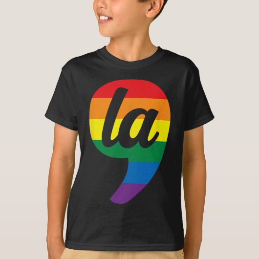 La Kamala Harris Pride Rainbow T-shirt (Voorkant)