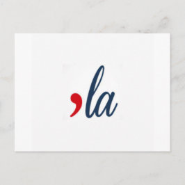 'la Kamala Harris. Wit Briefkaart