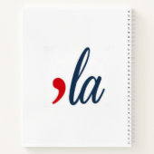 'la Kamala Harris. Wit Notitieboek (Achterkant)