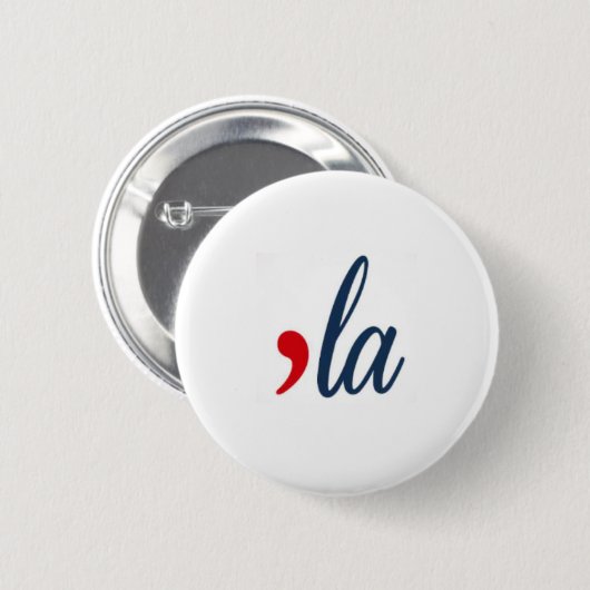 'LA Kamala Harris. witte cirkel Ronde Button 5,7 Cm (Voorkant /achterkant)